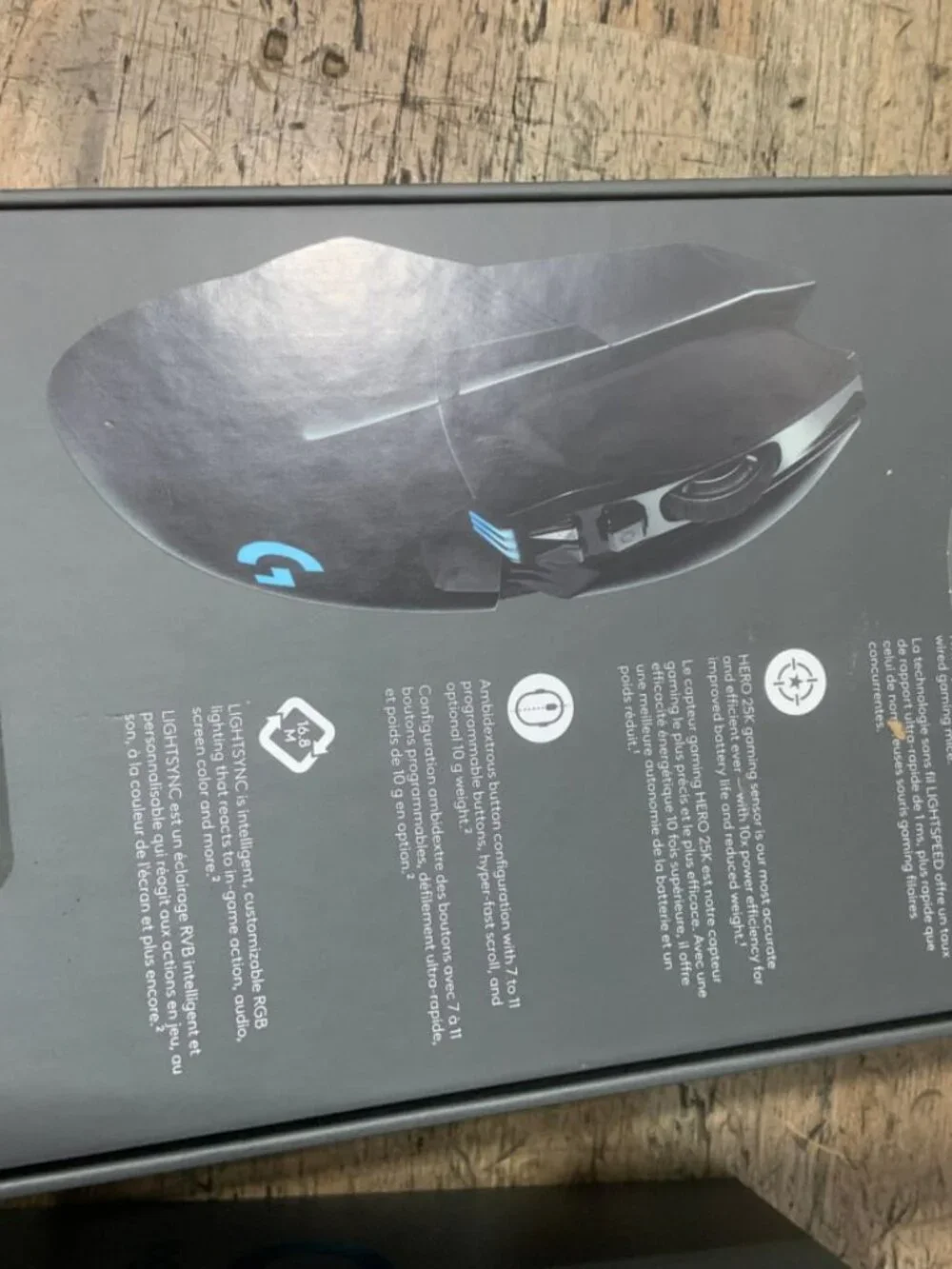 Logitech G903 Wireless Gaming Mouse Black LIGHTSPEED RGB